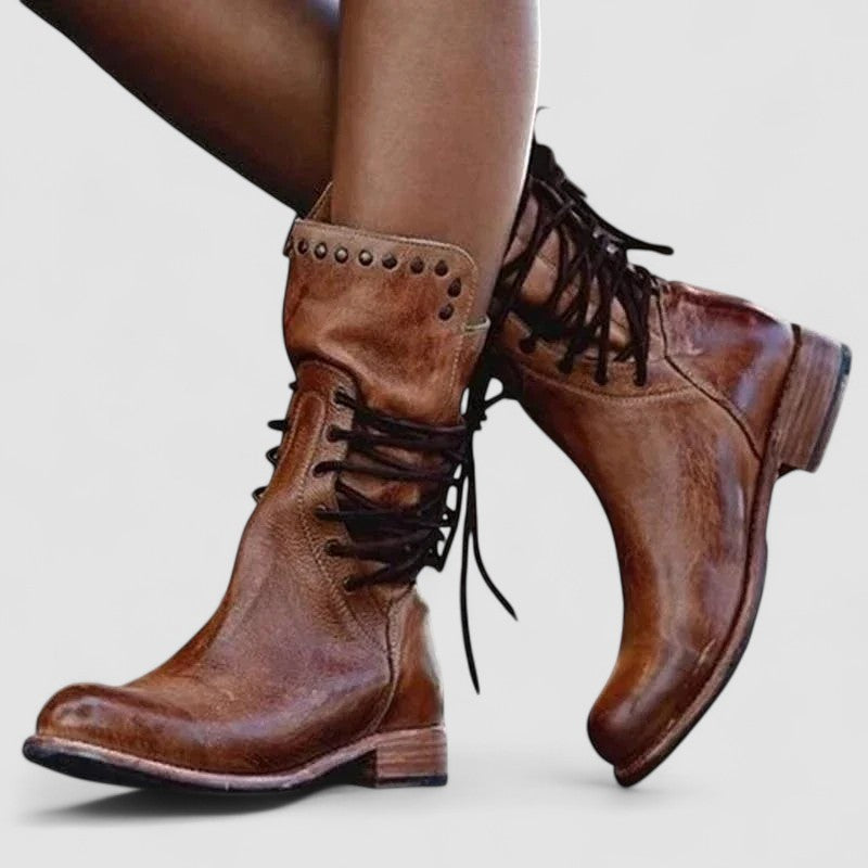 Mae | Lace-Up Ankle Boot
