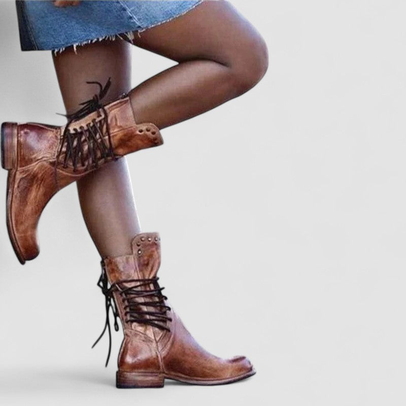 Mae | Lace-Up Ankle Boot