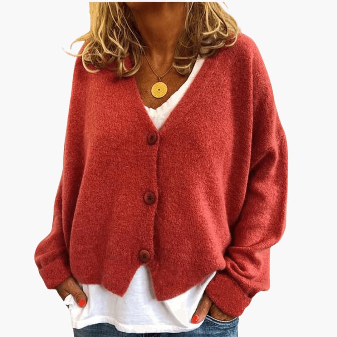 Fern™ V-Neck Button Cardigan