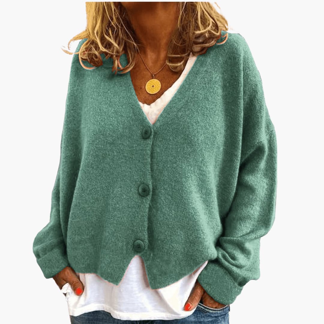 Fern™ V-Neck Button Cardigan