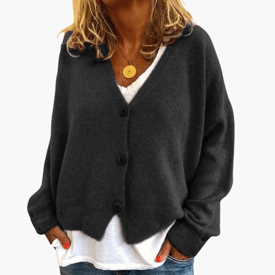 Fern™ V-Neck Button Cardigan