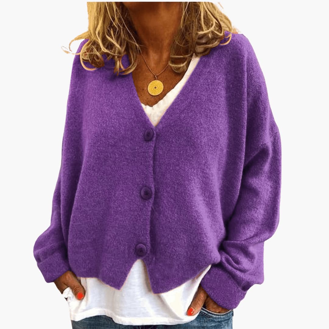 Fern™ V-Neck Button Cardigan