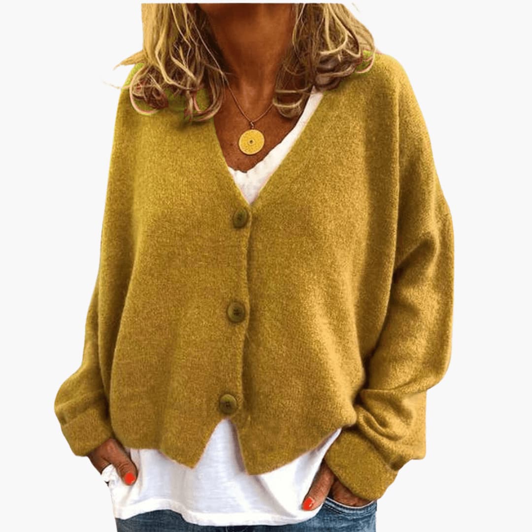 Fern™ V-Neck Button Cardigan