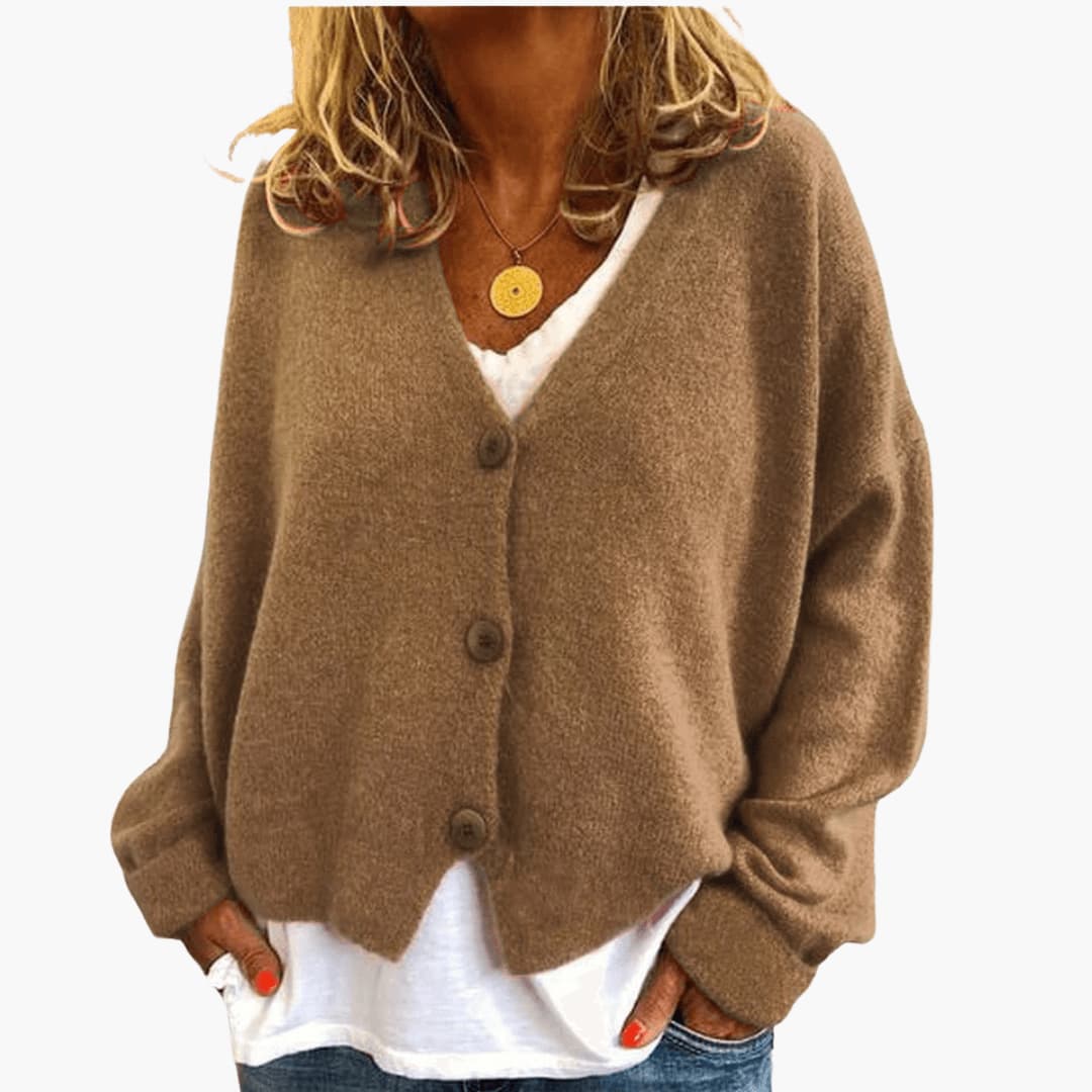 Fern™ V-Neck Button Cardigan