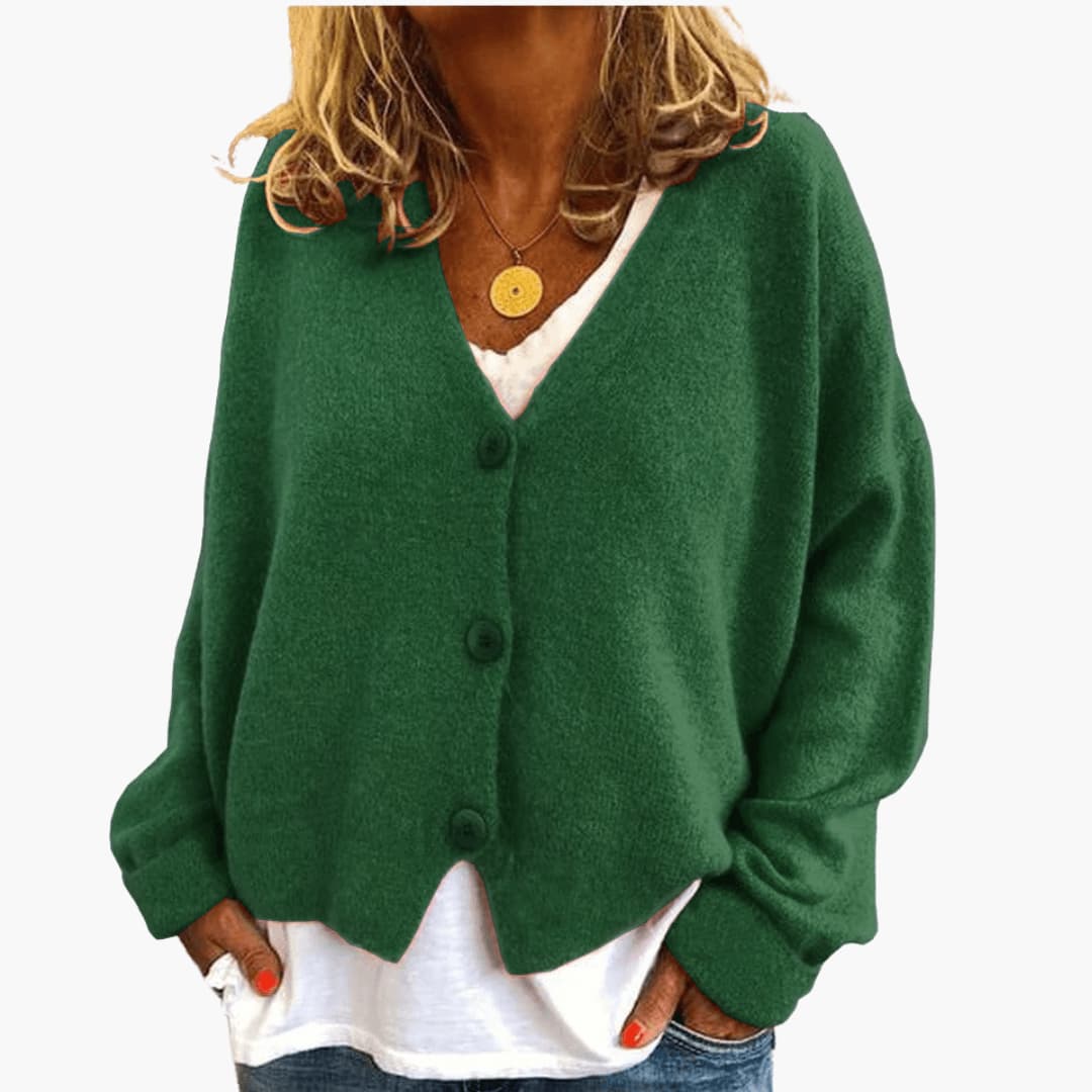 Fern™ V-Neck Button Cardigan