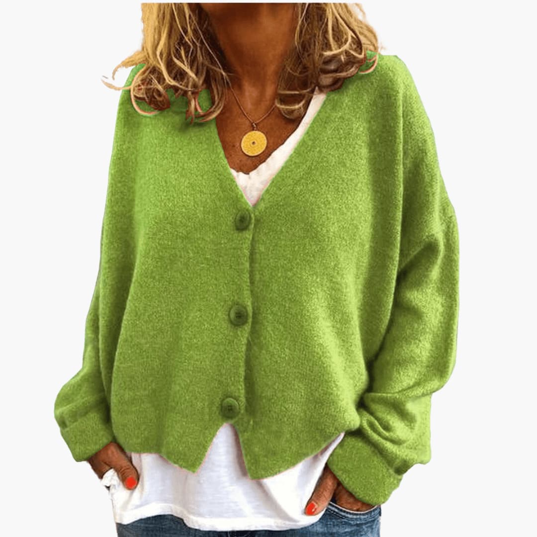 Fern™ V-Neck Button Cardigan