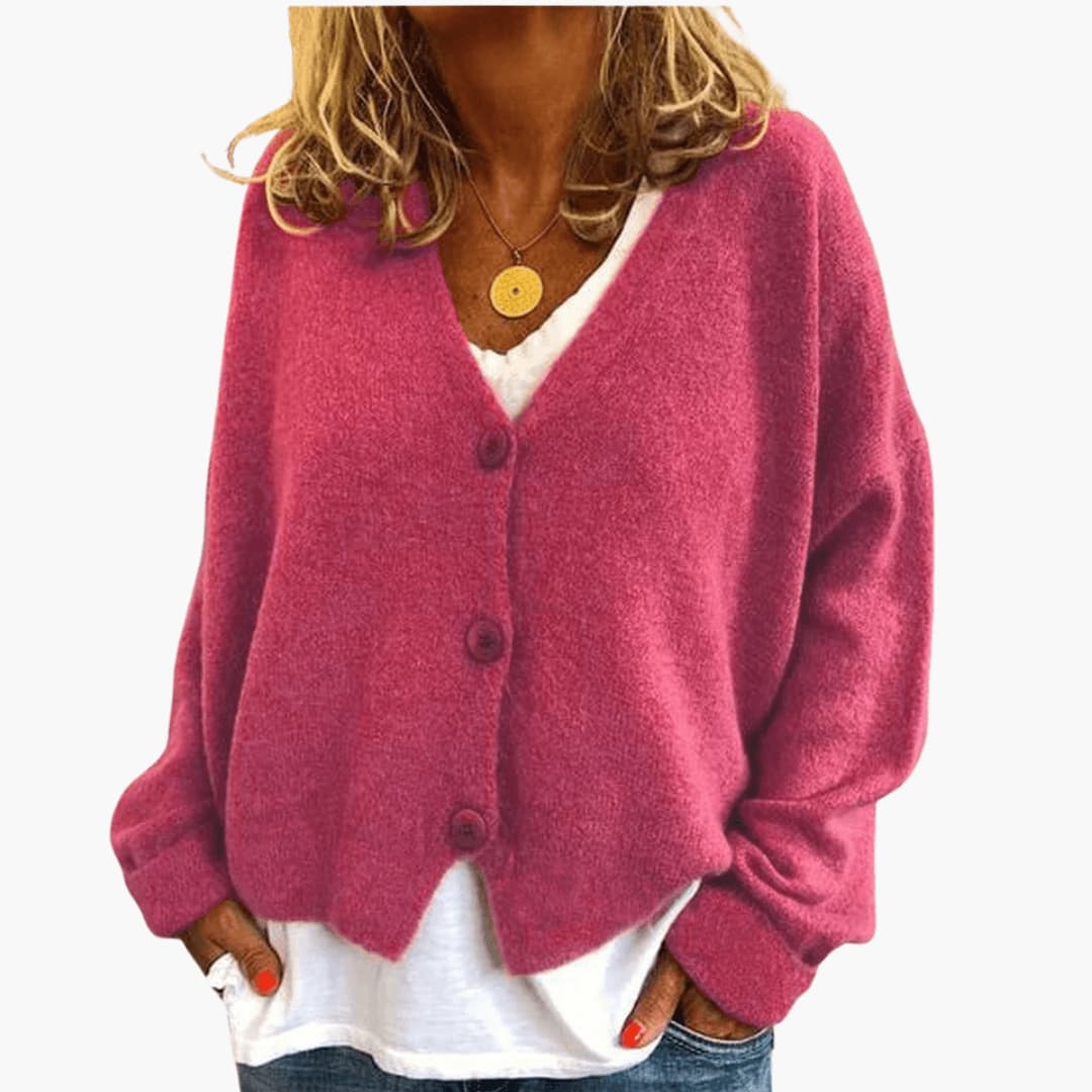 Fern™ V-Neck Button Cardigan