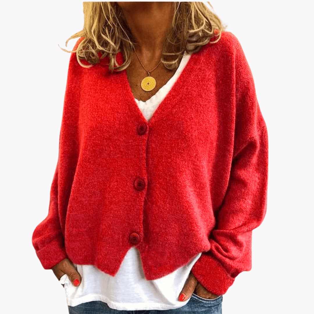 Fern™ V-Neck Button Cardigan