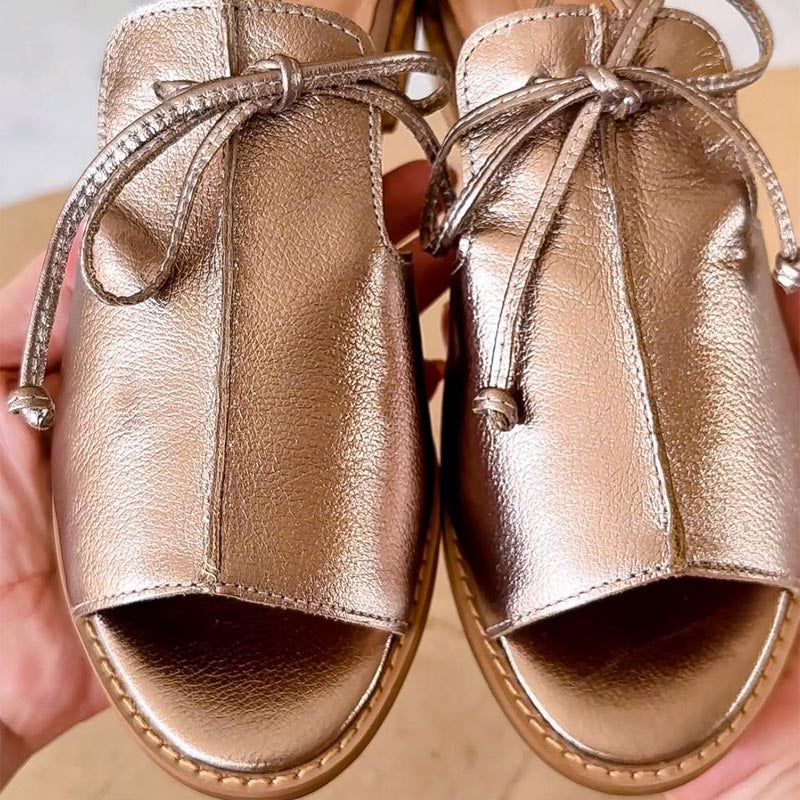 LILLIANA | STRAP-STYLE LEATHER SANDALS.