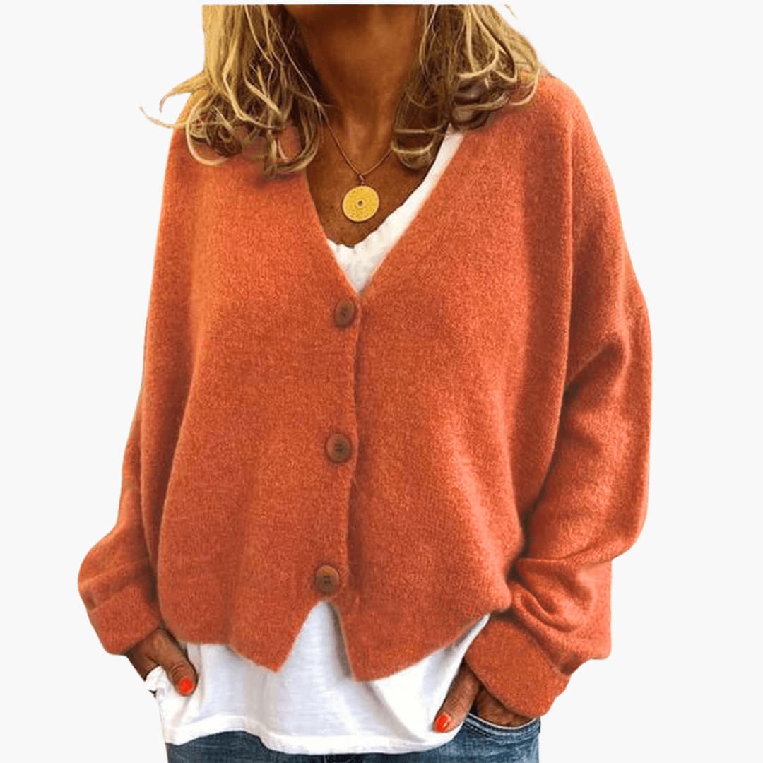 Fern™ V-Neck Button Cardigan