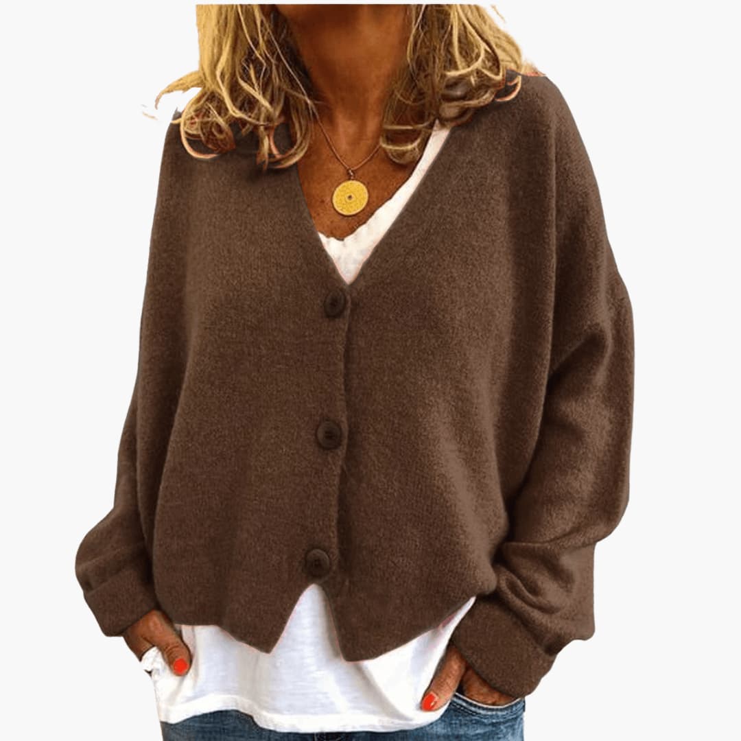 Fern™ V-Neck Button Cardigan