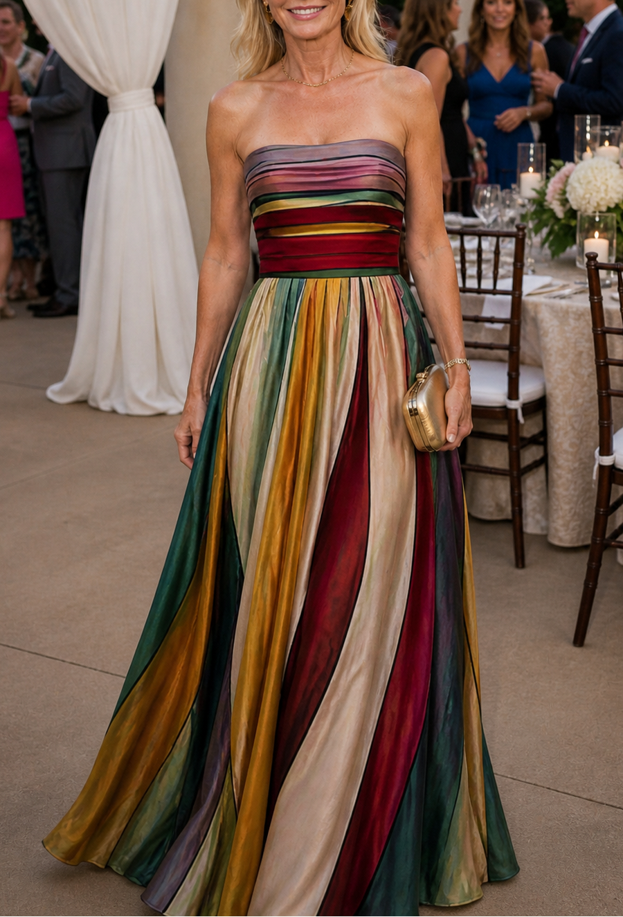 Tammy | Effortless Strapless A-Line Dress