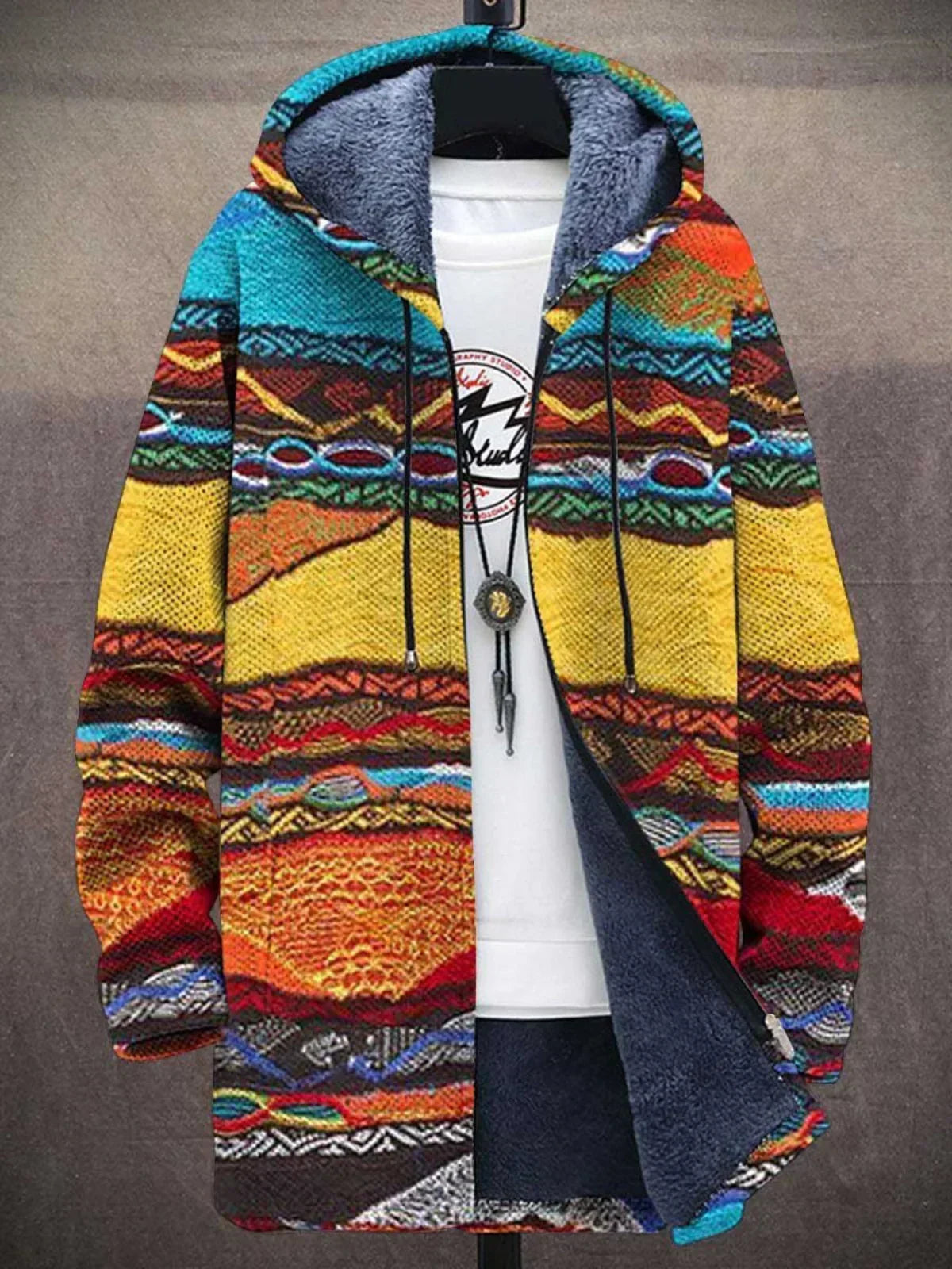 Bryony | Artful Hooded Cardigan