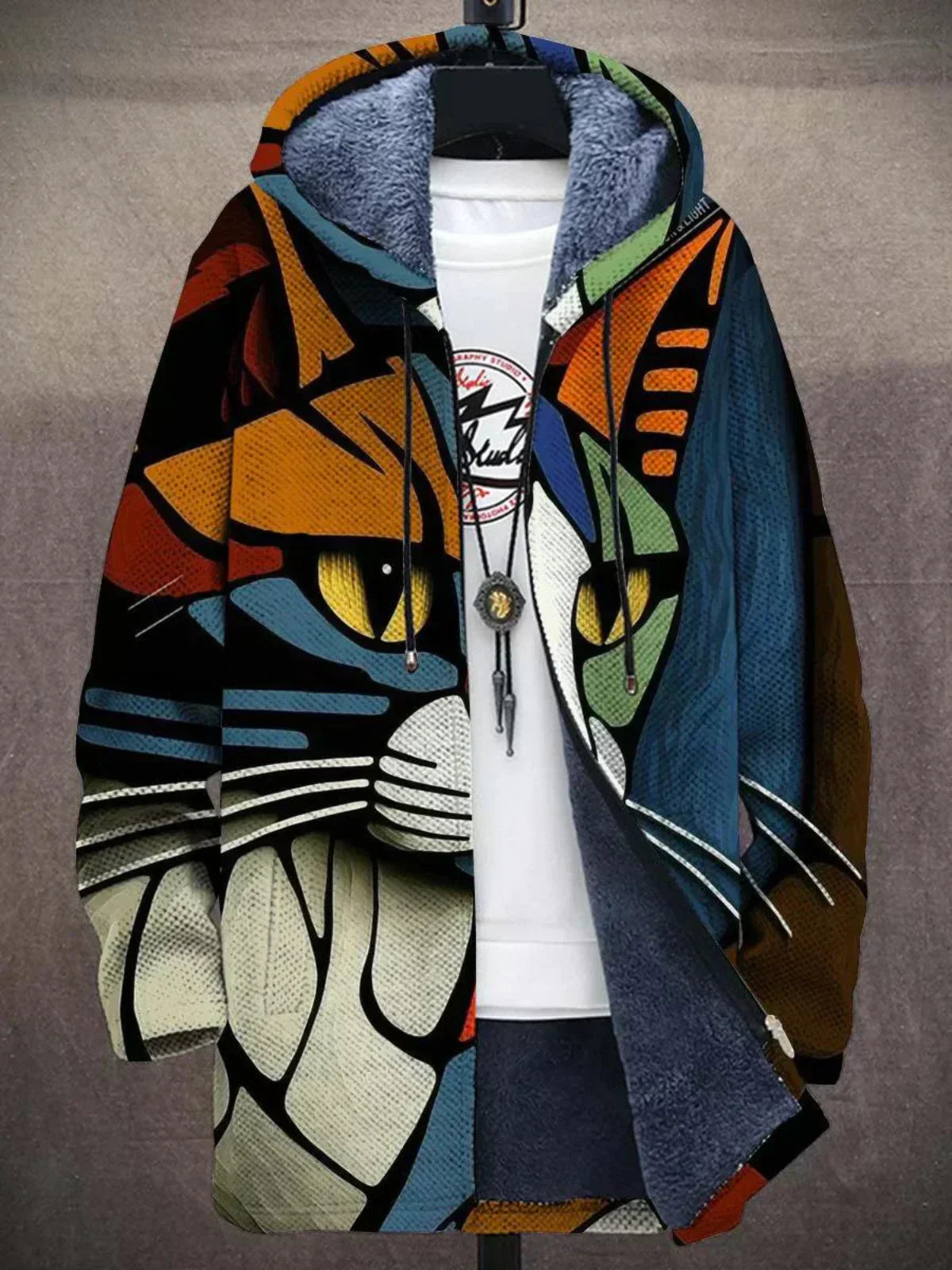 Bryony | Artful Hooded Cardigan