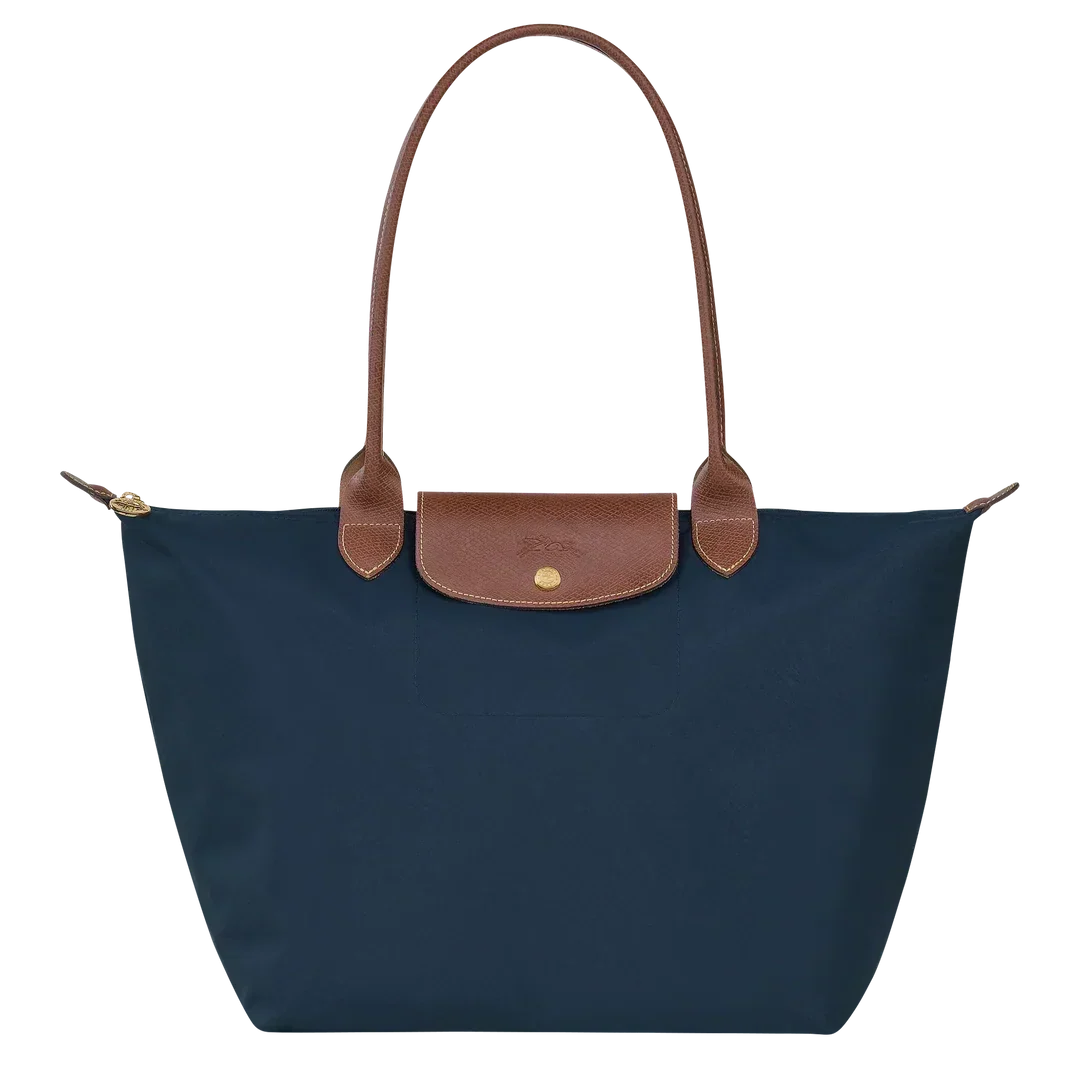 Large Foldable Nylon Bag, Navy