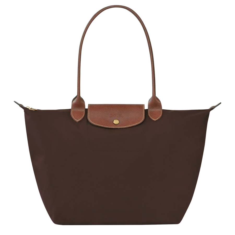 Large Foldable Nylon Bag, Ebony