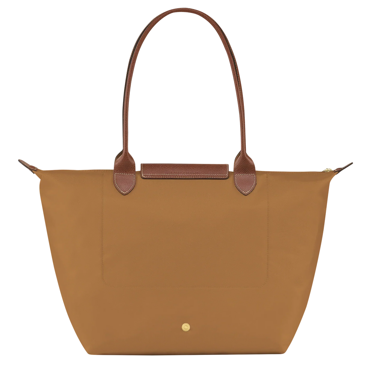 Large Foldable Nylon Bag, Fawn