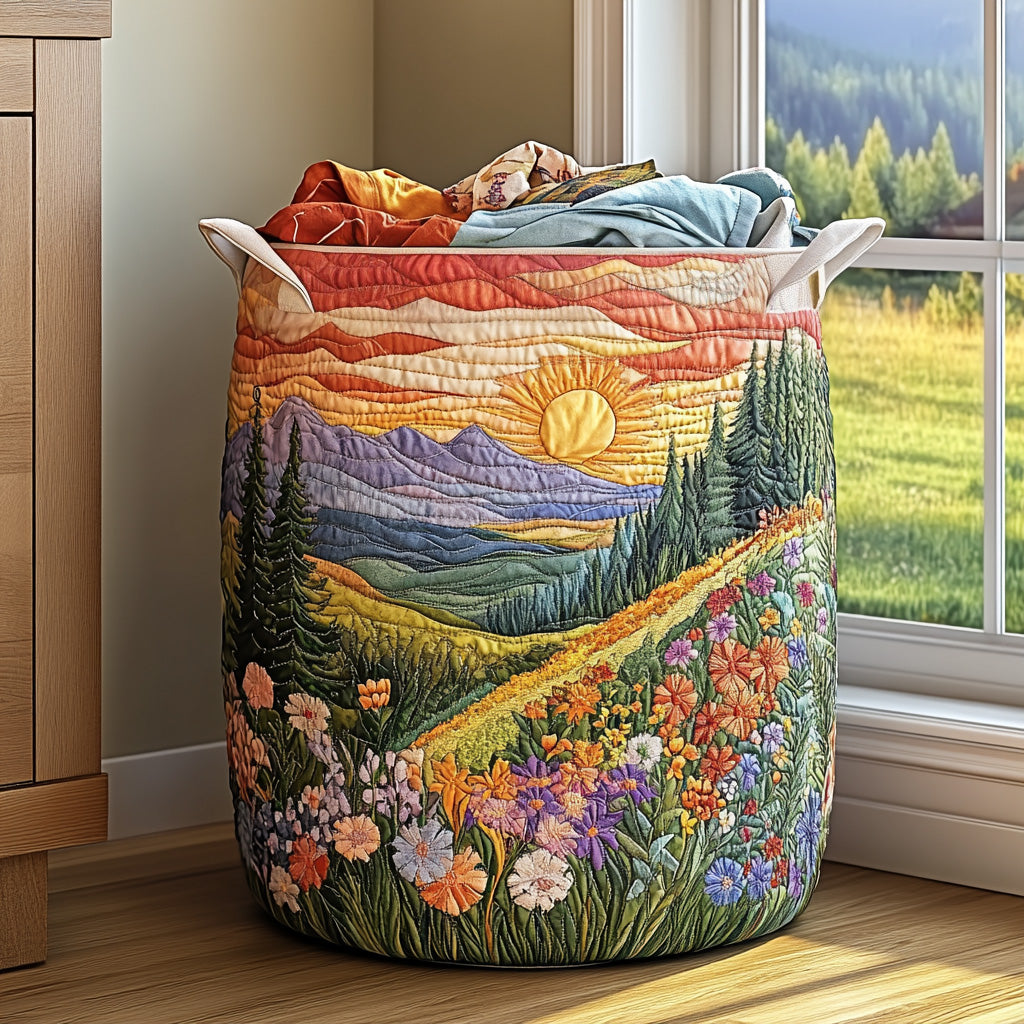 Morning Glory Laundry Basket - 2