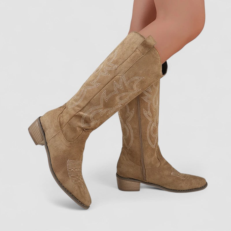 Clara | Wide-Calf Knee-High Boots