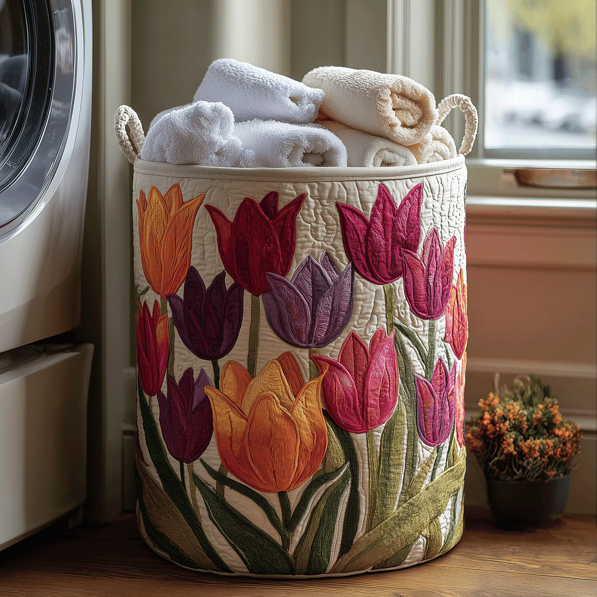 Tulip Joy Laundry Basket - 2