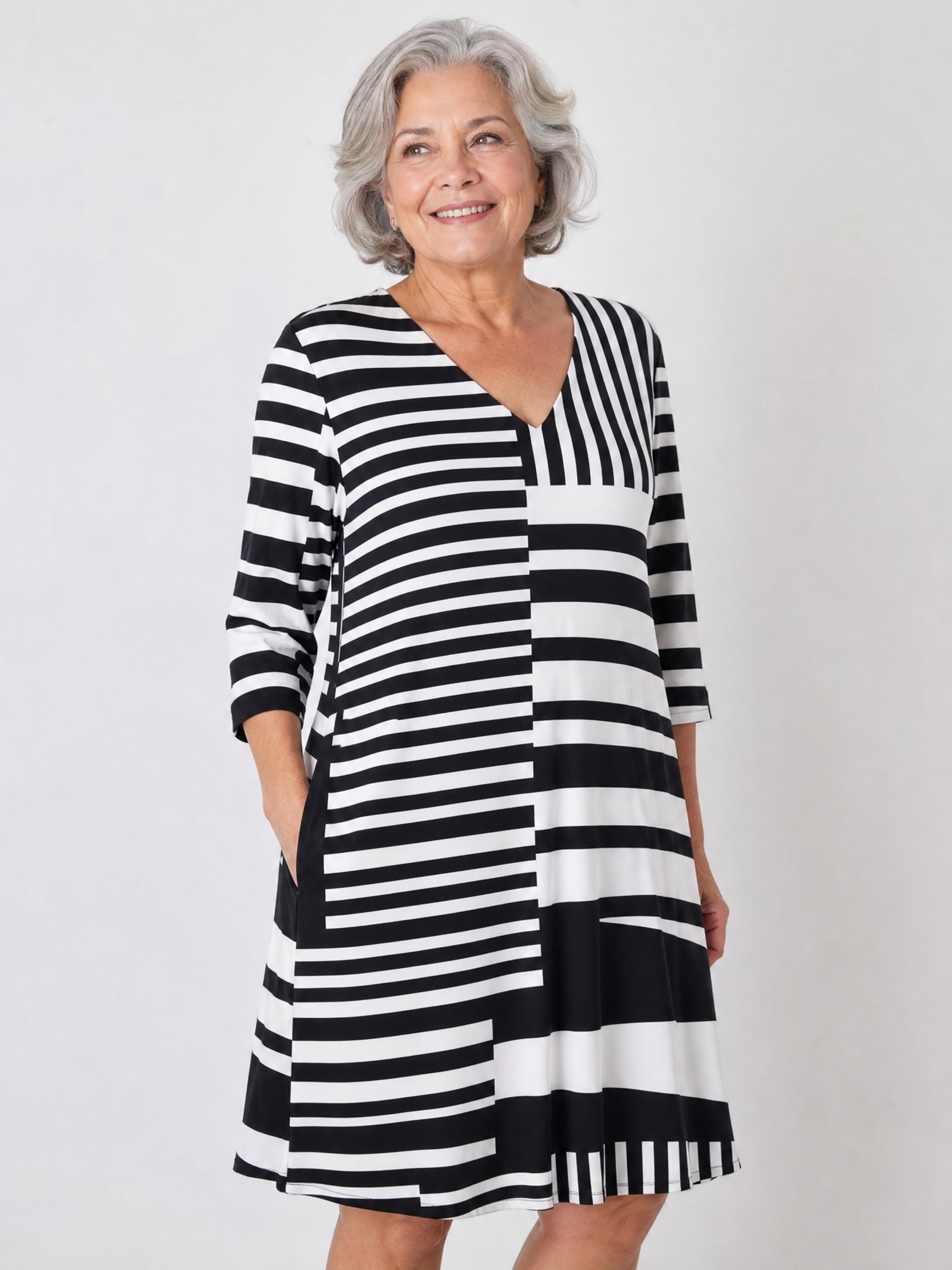 Sophie | Long Blouse with V-Neck