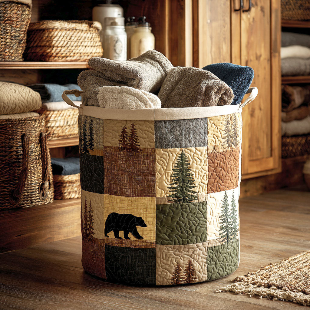 Woodland Patch Laundry Basket - 2