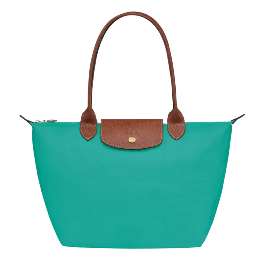 Large Foldable Nylon Bag, Turquoise