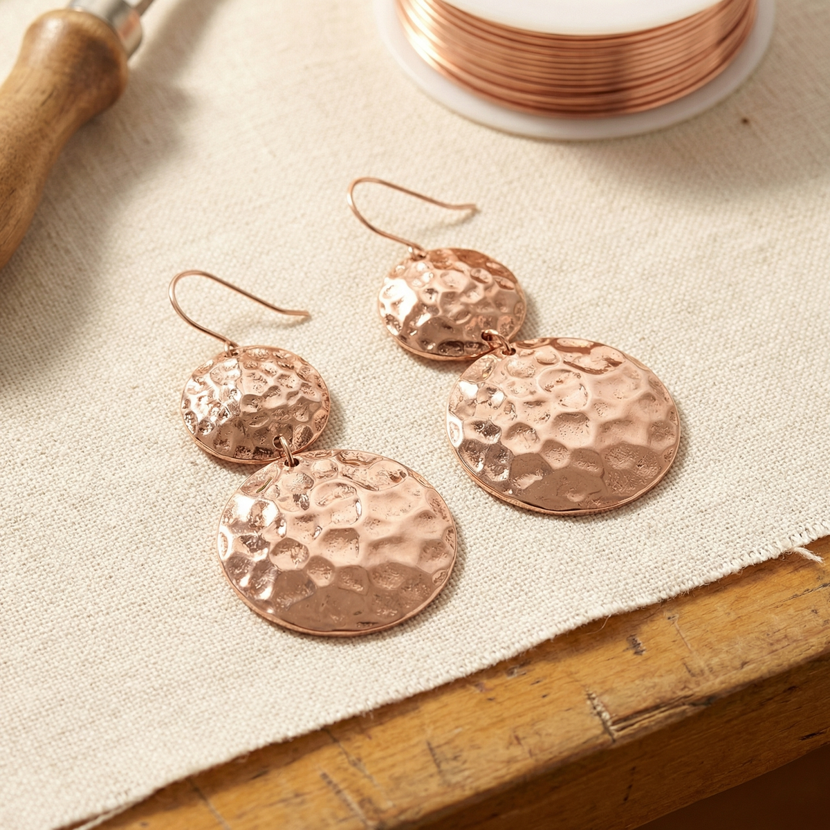 Amelia's Solstice Copper Earrings