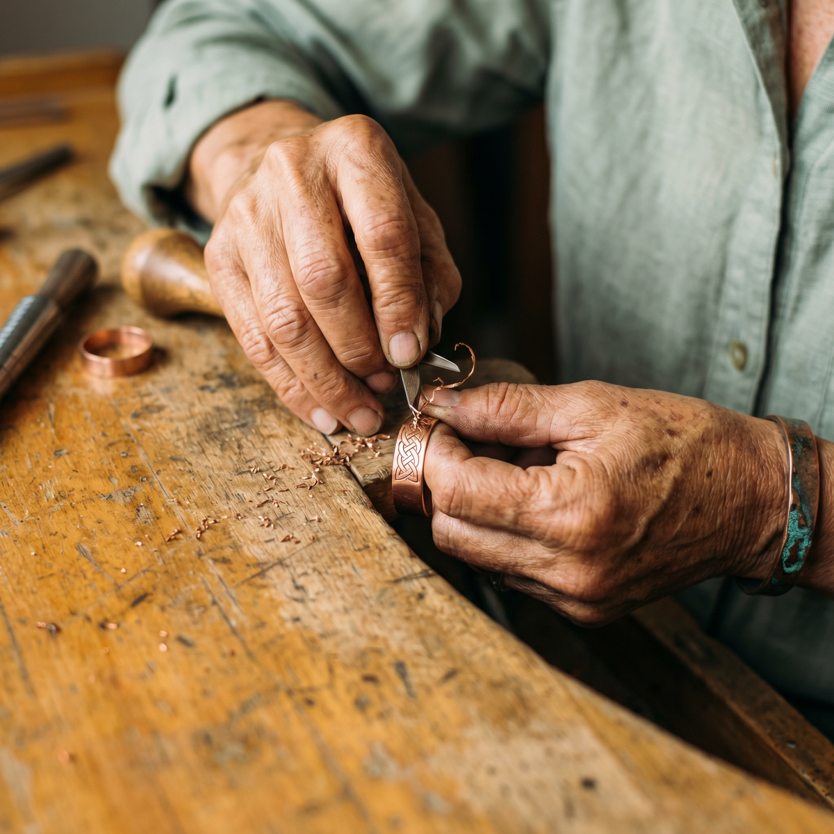 Amelia's Fen Copper Ring
