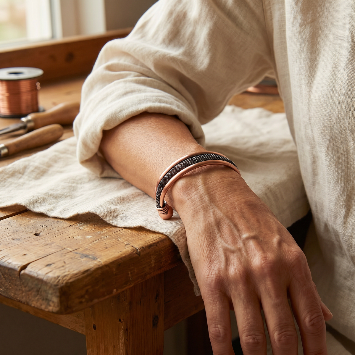 Amelia's Cairn Copper Bracelet