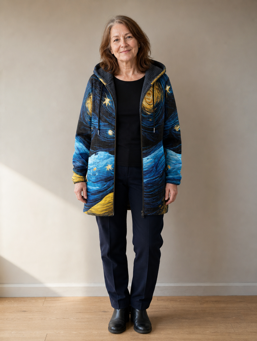 Fletcher | Artistic Hooded Cardigan