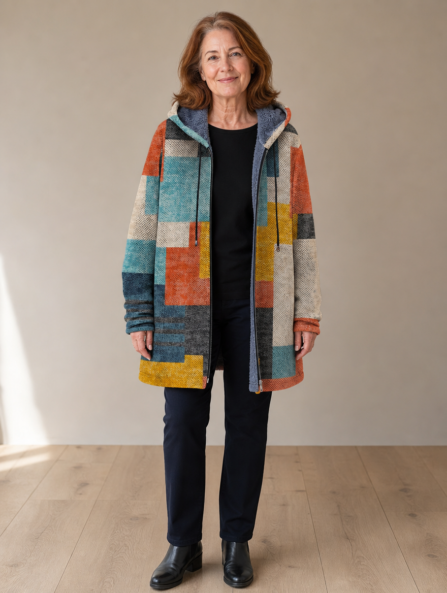 Imogen | Artistic Hooded Cardigan