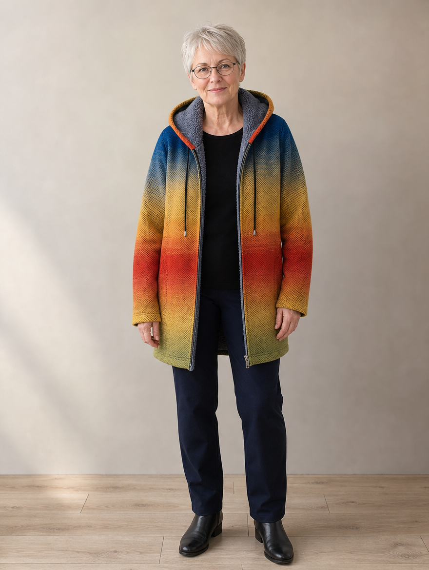 Cressida | Artistic Hooded Cardigan
