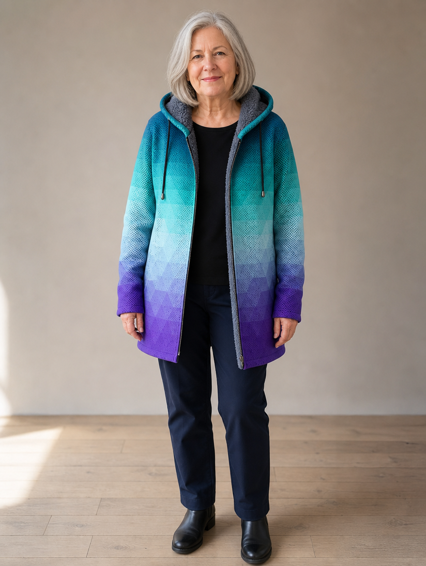 Ingrid | Hooded Artisan Cardigan
