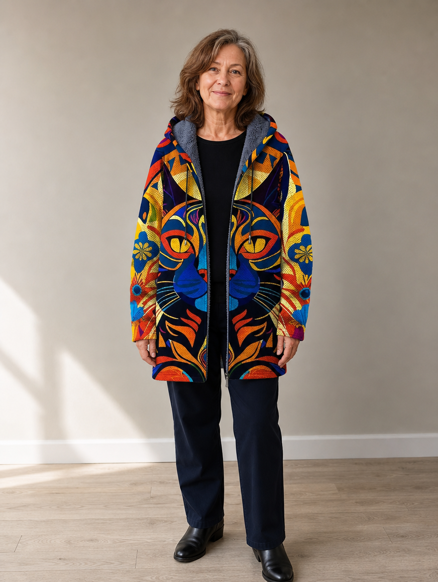 Griffin | Artful Hooded Cardigan