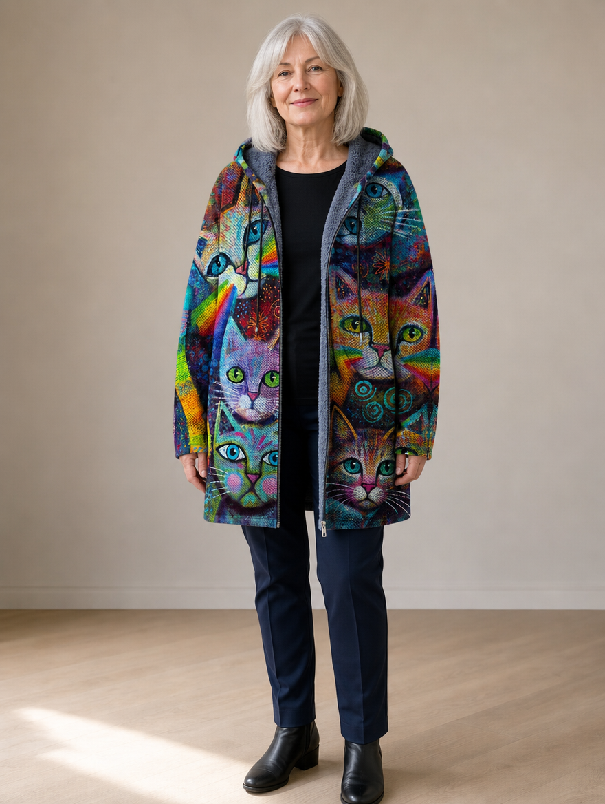 Rowland | Artistic Hooded Cardigan