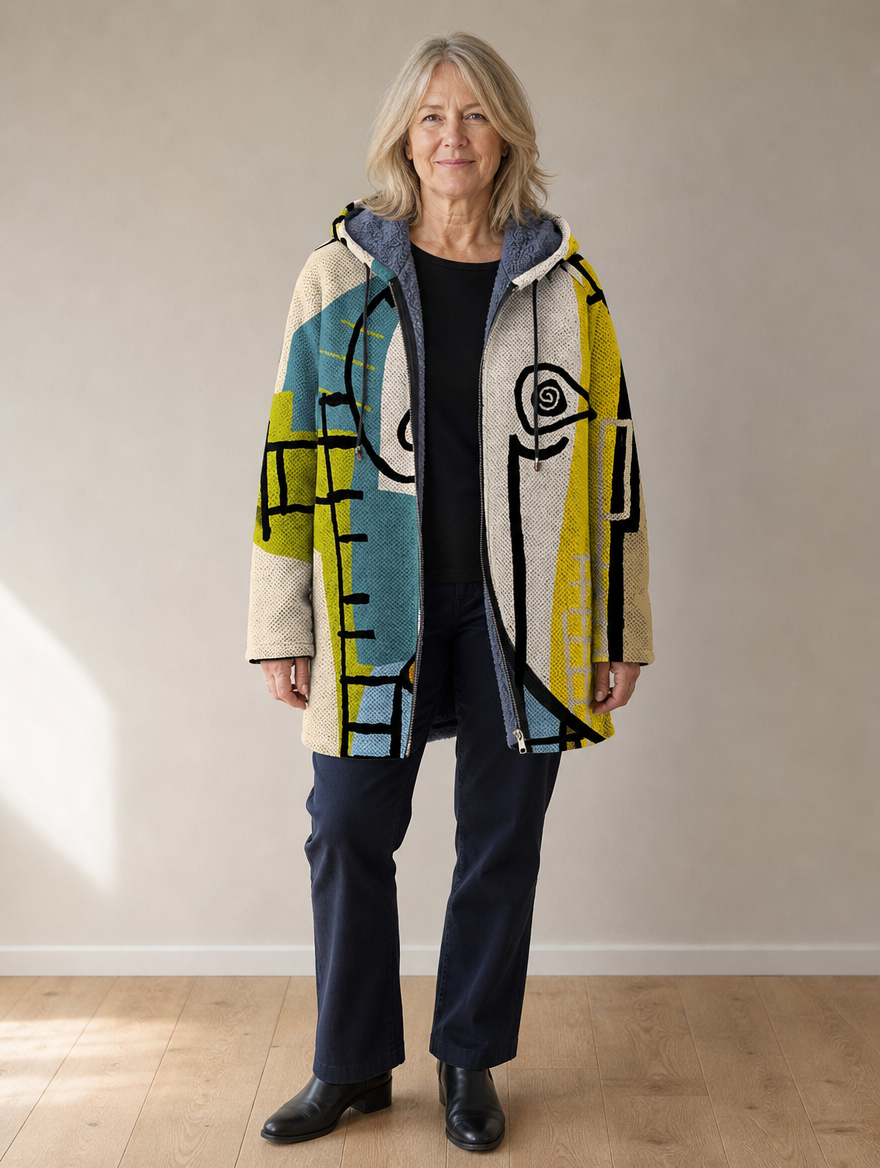 Gareth | Artistic Hooded Cardigan