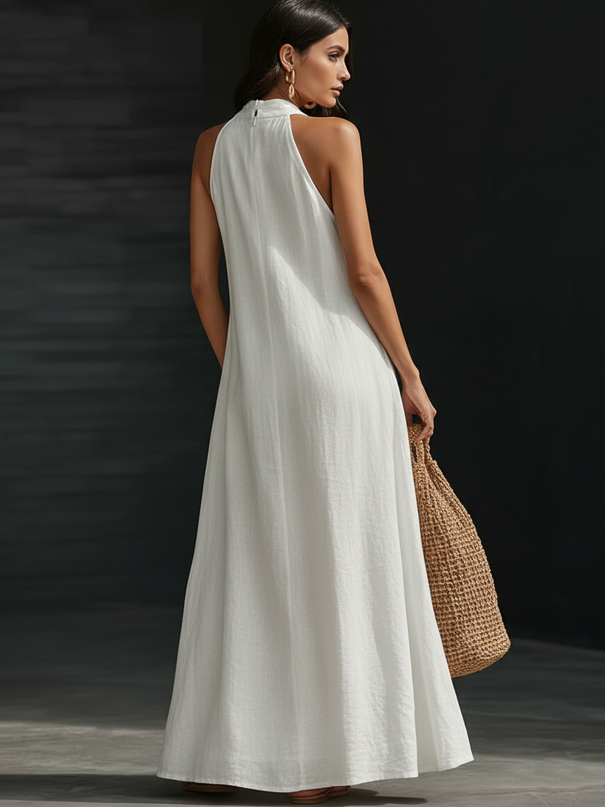 Aveline | Halter Maxi Dress